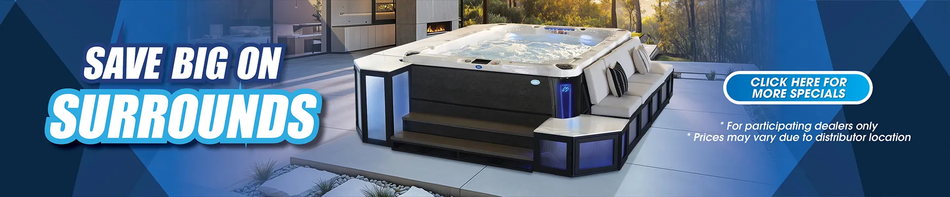 Calspas hot tub being used in a family setting - Greeley