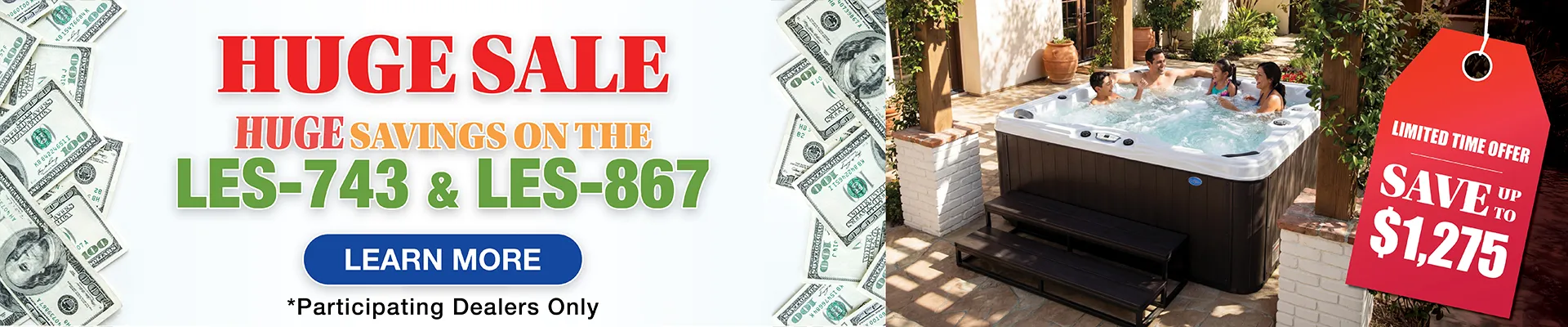 Calspas hot tub being used in a family setting - Greeley